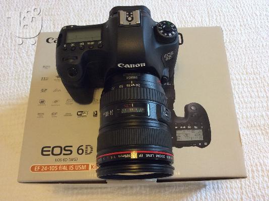 PoulaTo: Canon EOS 6D ψηφιακή φωτογραφική μηχανή SLR Body & EF 24-105mm IS STM φακού